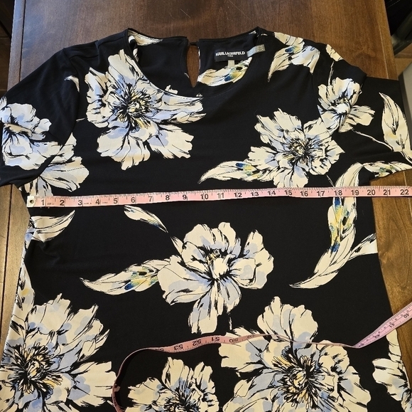 Karl Lagerfeld L floral blouse - Picture 6 of 9